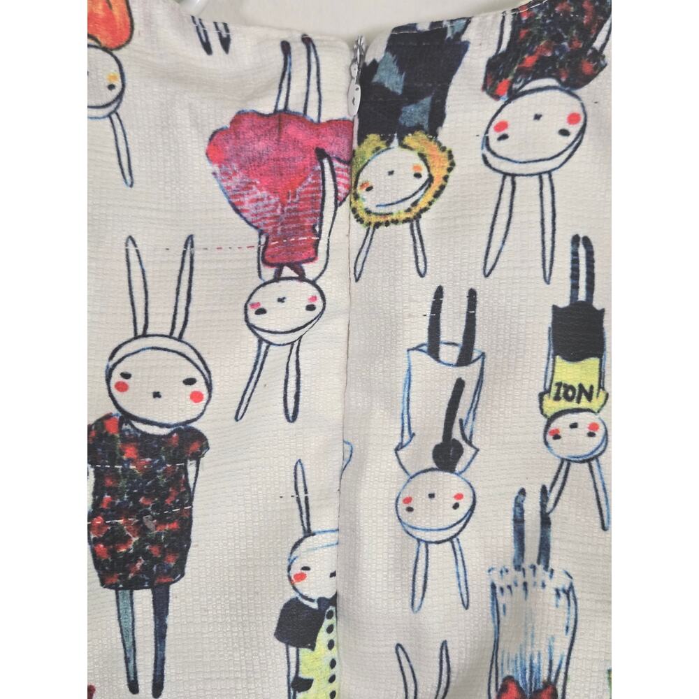 Abenmao "Fashionista Bunny" Girls Long Sleeve Dress. Size 120 (US Size 6-6X) - Picture 11 of 11